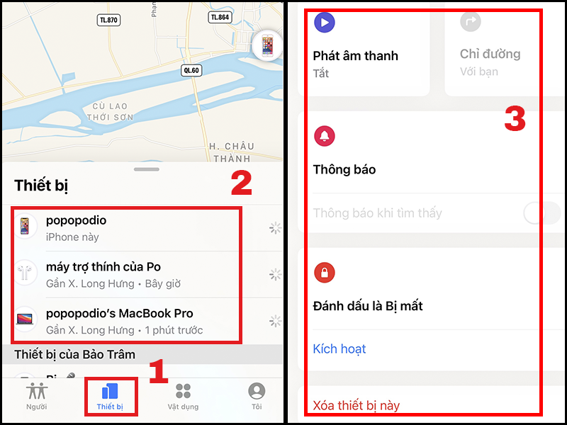 T&igrave;m iPhone bằng ứng dụng Find My